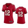womens buccaneers tom brady red 2020 game jersey