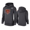 womens chicago bears anthracite crucial catch performance hoodie