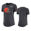 womens cleveland browns anthracite crucial catch performance t shirt