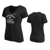 womens eagles black 2019 nfc east division champions cover two t shirt