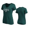 womens eagles midnight green 2019 nfl playoffs chip shot t shirt