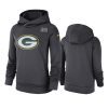 womens green bay packers anthracite crucial catch performance hoodie