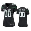 womens jets custom black 2019 game jersey