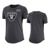 womens oakland raiders anthracite crucial catch performance t shirt