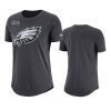 womens philadelphia eagles anthracite crucial catch performance t shirt