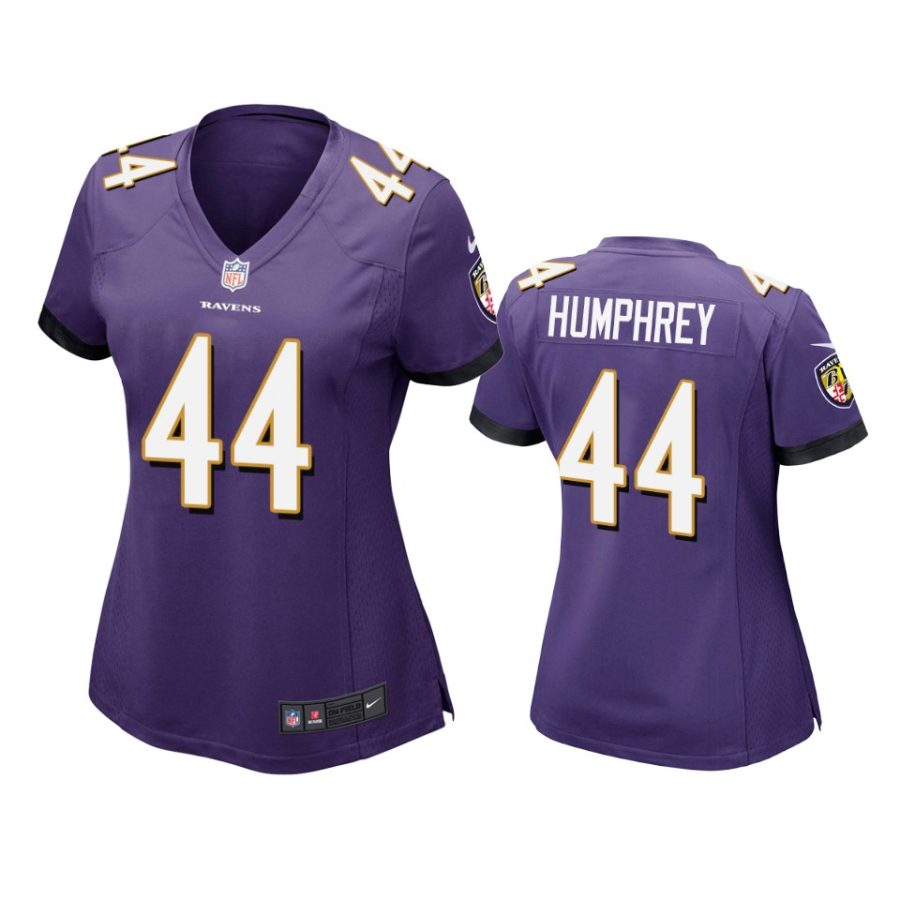 womens ravens marlon humphrey purple game jersey