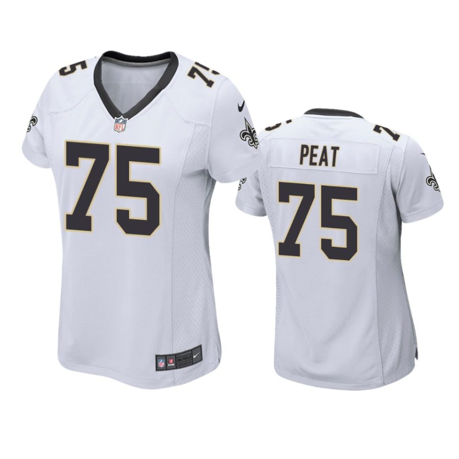 womens saints andrus peat white game jersey