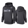 womens seattle seahawks anthracite crucial catch performance hoodie