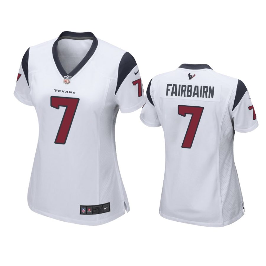 womens texans kaimi fairbairn white 2019 game jersey