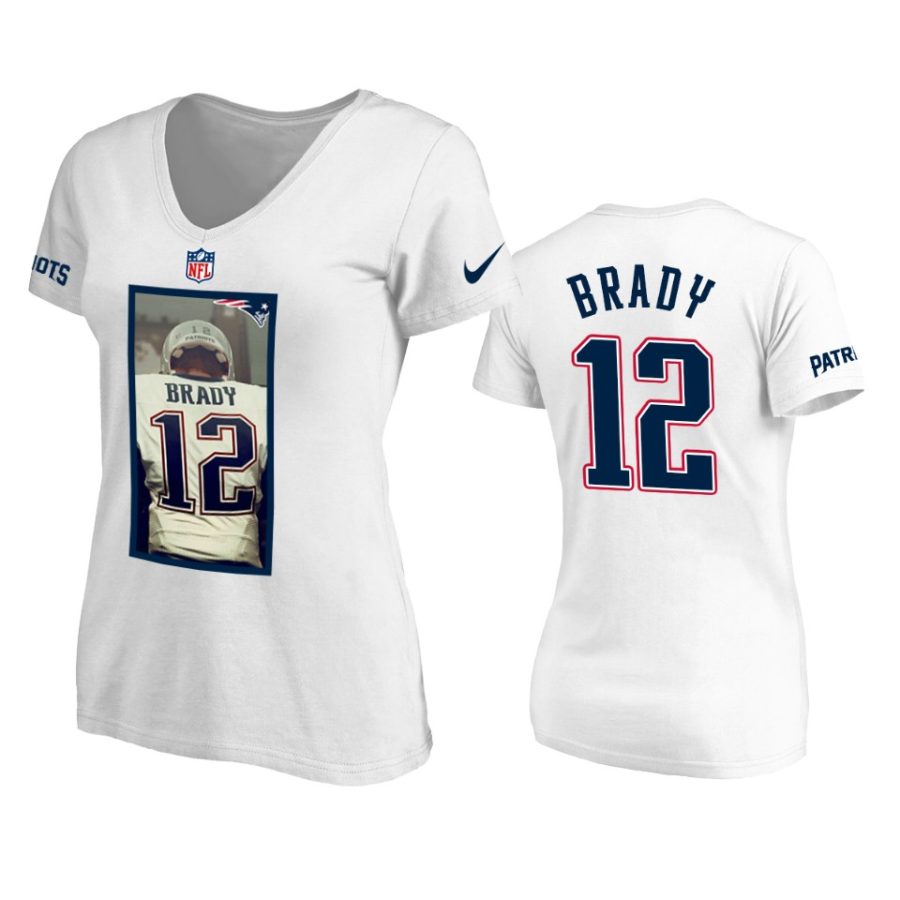 womens tom brady white image t shirt