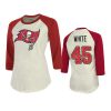 womensbuccaneers devin white cream red vintage inspired t shirt