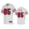 youth 49ers george kittle color rush game white jersey