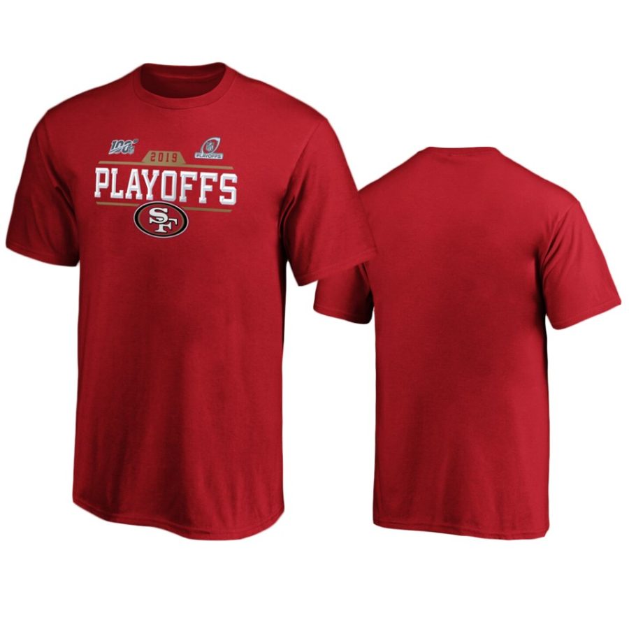 youth 49ers scarlet 2019 nfl playoffs chip shot t shirt