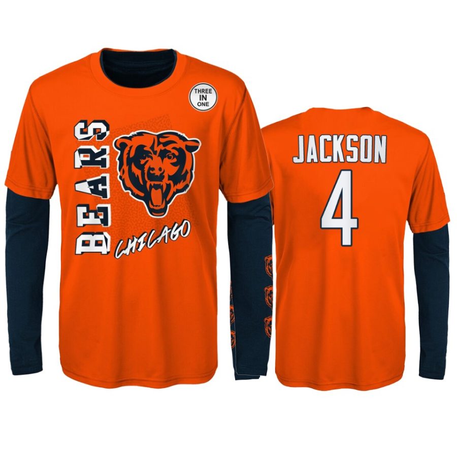 youth bears eddie jackson orange navy combo set t shirt