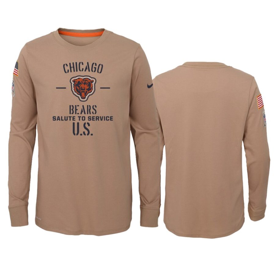 youth bears khaki performance 2019 salute to service jersey