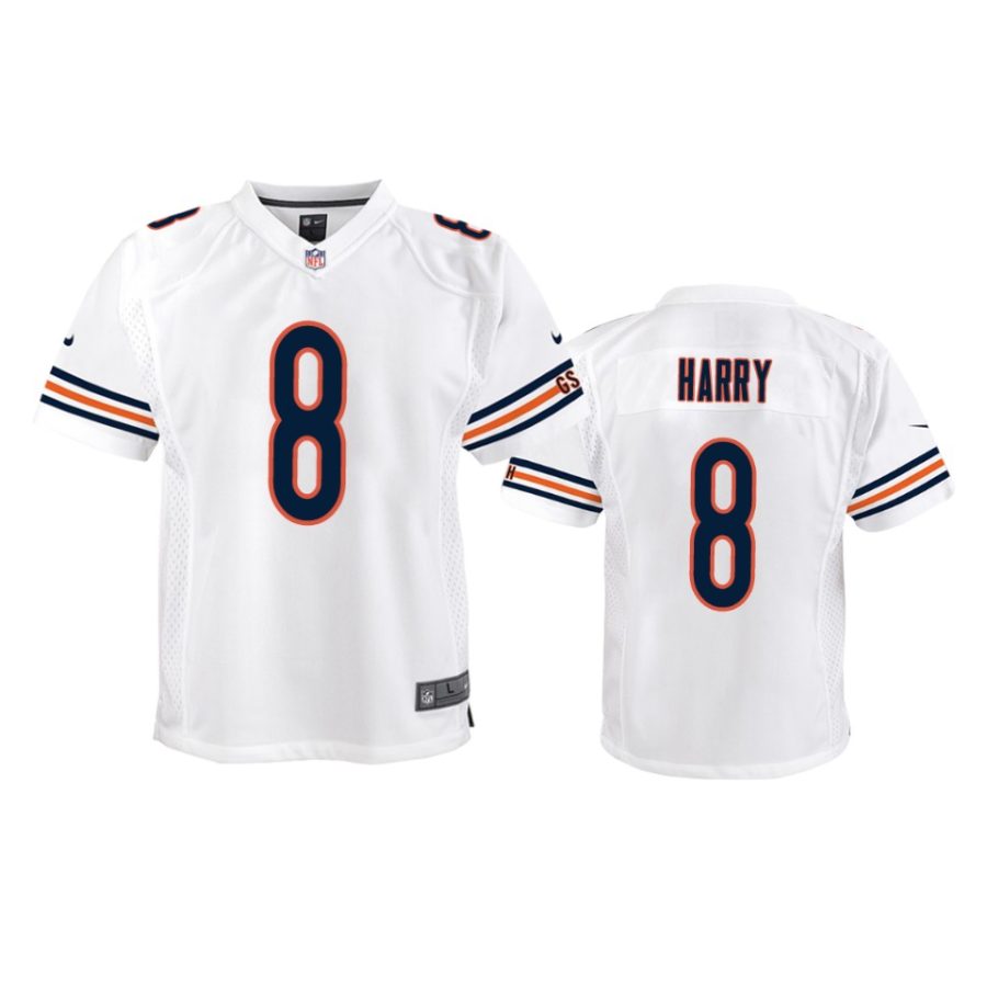 youth bears nkeal harry game white jersey