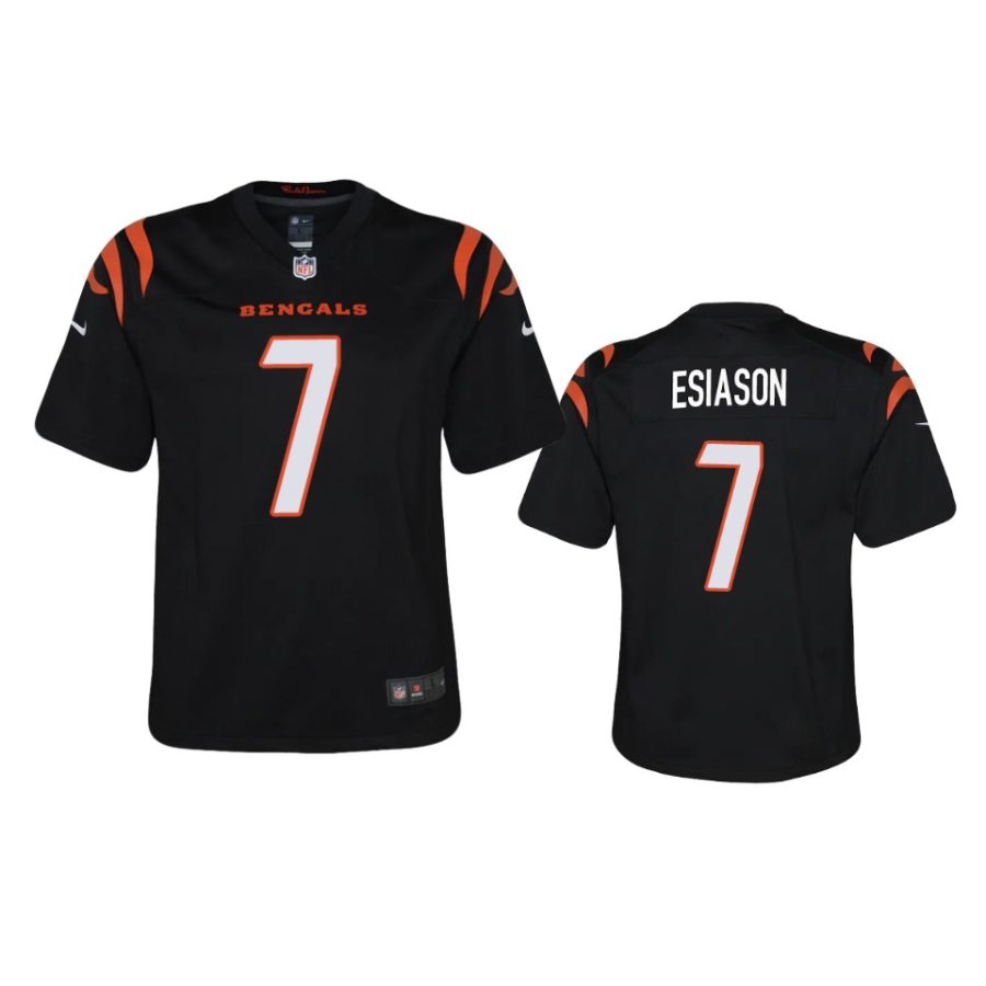 youth bengals boomer esiason black 2021 game jersey