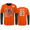 youth bengals tyler boyd orange black combo set t shirt