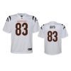 youth bengals tyler boyd white 2021 game jersey