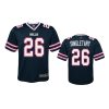 youth bills devin singletary navy inverted game jersey