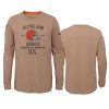 youth browns khaki performance 2019 salute to service jersey