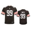 youth browns zadarius smith game brown jersey
