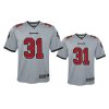 youth buccaneers antoine winfield jr. gray inverted game jersey
