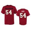 youth buccaneers lavonte david nikered t shirt