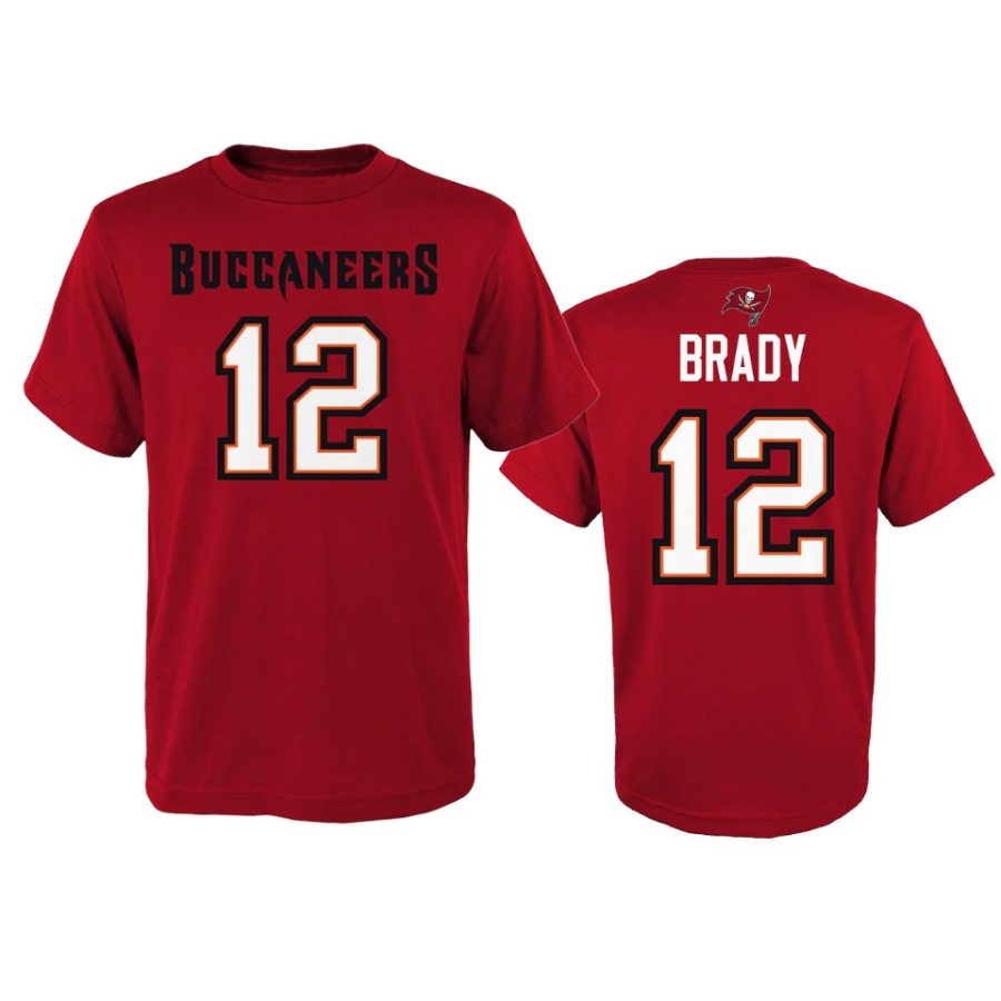youth buccaneers tom brady nikered t shirt 0a
