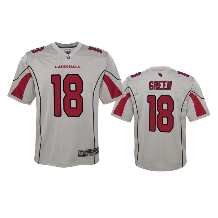 youth cardinals a.j. green silver inverted game jersey