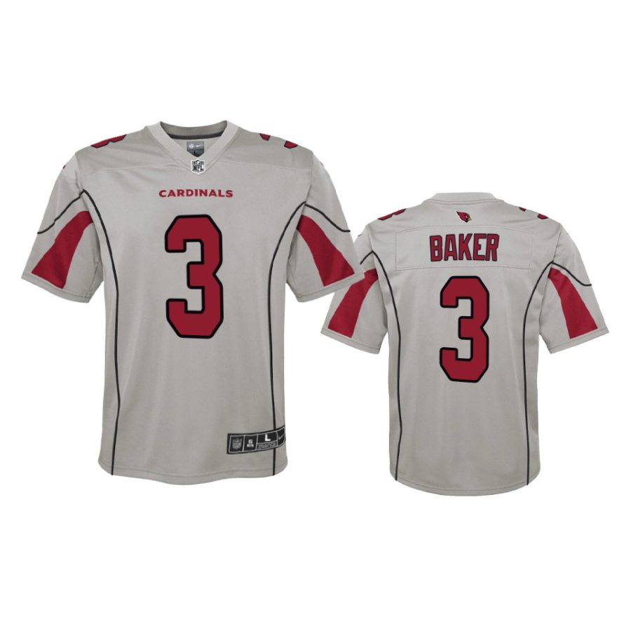 youth cardinals budda baker silver inverted game jersey