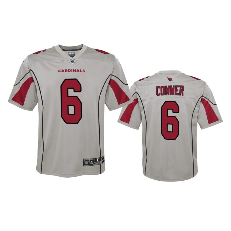 youth cardinals james conner silver inverted game jersey