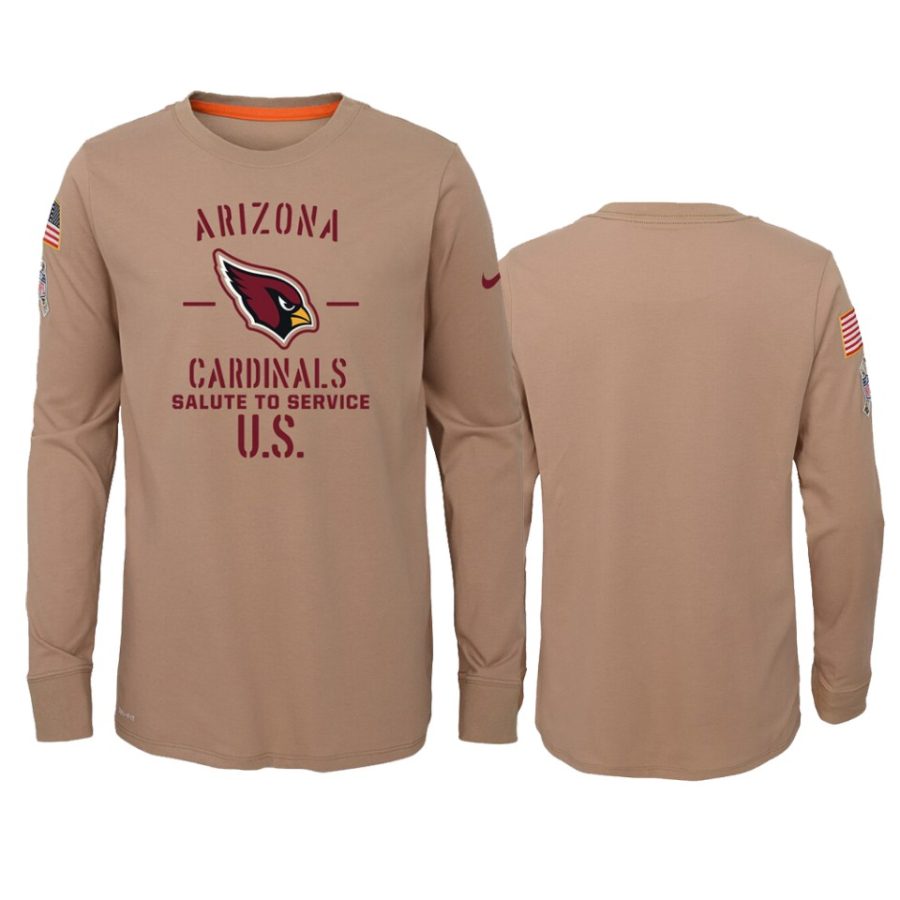 youth cardinals khaki performance 2019 salute to service jersey