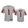 youth cardinals kyler murray silver inverted game jersey