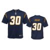 youth chargers austin ekeler alternate game navy jersey