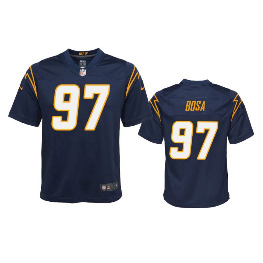 youth chargers joey bosa alternate game navy jersey