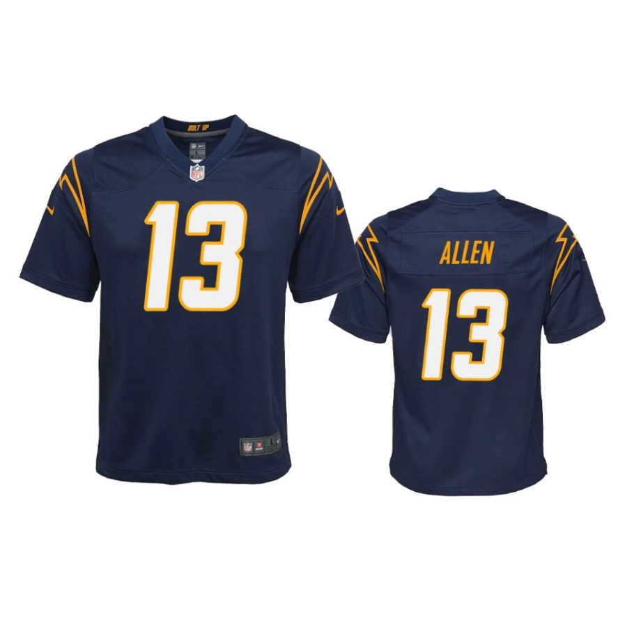 youth chargers keenan allen alternate game navy jersey
