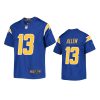 youth chargers keenan allen game royal jersey