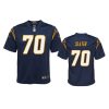 youth chargers rashawn slater alternate game navy jersey