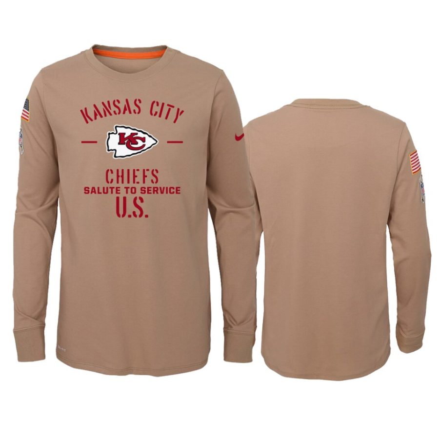 youth chiefs khaki performance 2019 salute to service jersey