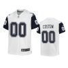 youth cowboys custom alternate game white jersey