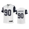 youth cowboys demarcus lawrence alternate game white jersey