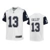 youth cowboys michael gallup alternate game white jersey