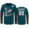 youth eagles dallas goedert green black combo set t shirt