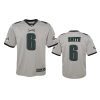youth eagles devonta smith silver inverted game jersey