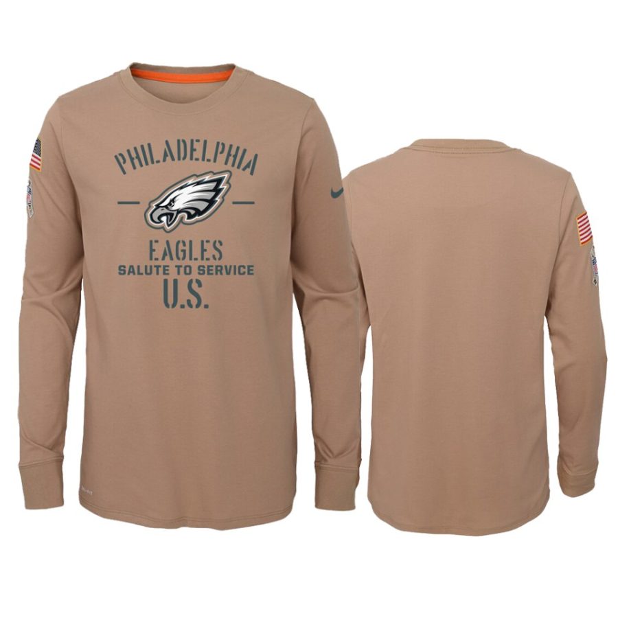 youth eagles khaki performance 2019 salute to service jersey