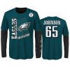 youth eagles lane johnson green black combo set t shirt