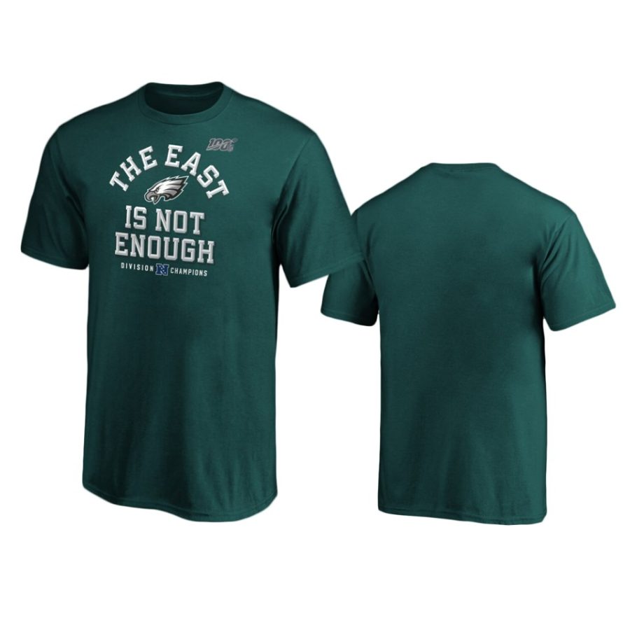 youth eagles midnight green 2019 nfc east division champions cover two t shirt