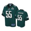 youth green brandon graham pro line jersey