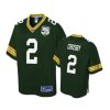 youth green mason crosby pro line jersey